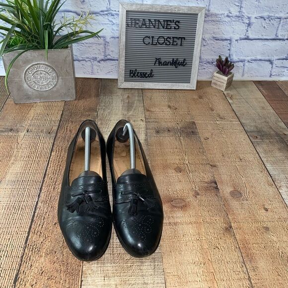 Vtg 80s Salvatore Ferragamo Wing Tip Tassel Loafers main image 9